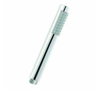ARA CHOICE Universal Chrome Shower Head Pencil Minimalist Round Handheld 1/2" Connector Single Flow Function Hand Shower