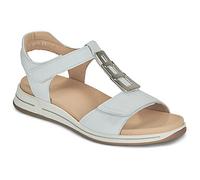 ARA Women's Osaka-S Sandals, White, 38 EU Wide, White, 6 UK