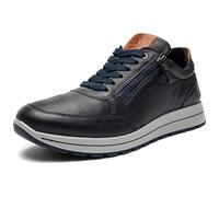 ARA Men's Matteo Sneaker, Blue Cognac, 7 UK