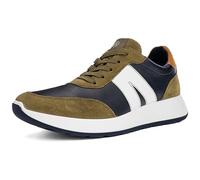 ARA Men's Matteo Sneaker, Herb Blue White Caramel, 10 UK