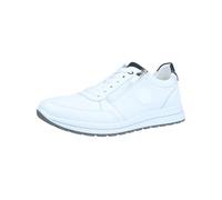 ARA Men's Matteo Trainers, White Blue, 10 UK