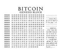 Ara Step Cryptocurrency Poster Prints Unframed (Bitcoin Genesis Block Art, 297 x 420 mm / 11.7 x 16.5 inches)