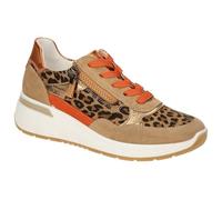 ARA Women Garda Sneaker, Biscuit Natural Whisky Poppy Jaffa, 38 EU Weit