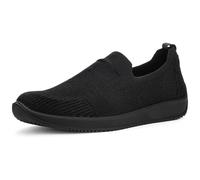 ARA Women Lissabon Loafer, Black Metallic Black, 7-7.5 UK