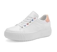 ARA Women Monaco Sneaker, White Apricot, 37 EU Weit