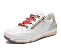 ara Women’s 1234587 OSAKA Sneaker, White White White Gold Camel 79, 6 UK