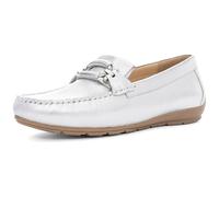 ARA Women's Alabama Moccasin, Silver, 5-5.5 UK