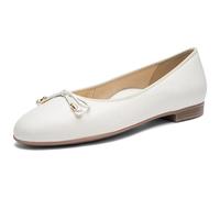 ARA Women's Bari Ballet Flats, Cream, 5 UK