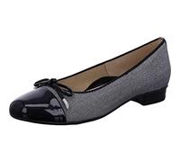 ARA Women's Bari Closed Ballet Flats, Black, 42 EU Schmal