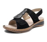 ara Women's Hawaii Sandal, Black, 7 UK