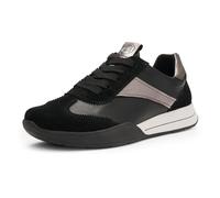 ARA Women's Monza Trainers, Black, Graphite, 40 EU Wide, Black Graphite, 8 UK