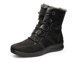 ara Women's MÜNCHEN Snow Boot, Schwarz,Graphit, 7 UK
