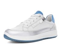 ARA Women Osaka Sneaker, Silver Nebbia Azzuro, 37 EU Weit