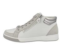 ARA Women's Rome Sneaker, Nebbia White Silver, 3 UK