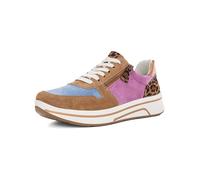 ARA Women's Sapporo Trainers, Biscuit, Azzuro, Natural, Orchid, Whisky, 36 EU Wide, Biscuit Azzuro Natural Orchid Whisky, 4 UK