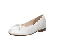 ARA Women's Sardinia Ballet Flat, Off-White, 8.5 UK