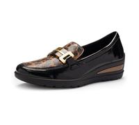 ARA Women's Zürich 2.0 Penny Loafer, Black Nuts, 7.5 UK