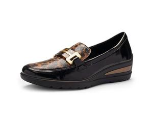 ARA Women's Zürich 2.0 Penny Loafer, Black Nuts, 9 UK