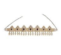 Arab Middle Eastern Head Chain Decorative Crystal HeadChain Elegant Headchain Algeria Wedding Ceremony Charm Headpiece Wedding Head Chain