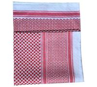 Arab Scarf,Men Shemagh Scarf Thick Ethnic Muslim Arab Turban Middle East Palestinian Wrap Headwear,Red