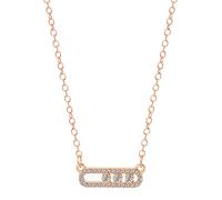 Arab Style Crystal Bead Pendant Necklace For Women Dainty Wedding Jewelry Link Chain 3 Dot On Oval Metal Necklace Colar