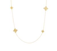 Arabesque 18ct Yellow Gold 0.27ct Diamond Sautoir Necklace