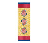 Arabesque Corolla table runner Yellow one size