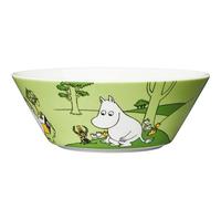Arabia Moomintroll Moomin bowl Grass green
