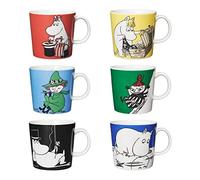 Moomin Arabia Mumin mini mugs 6-pack Första classic Multi