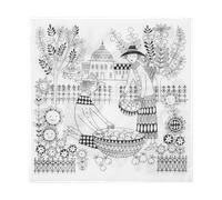 Arabia Emilia paper napkins 33x33 cm 20-pack Black-white