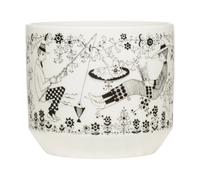 Arabia Emilia pot Ø14 cm Black-white