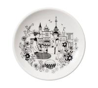 Arabia Emilia saucer Ø10.5 cm Black-white
