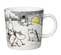 Arabia Finland Moomin 2014 Winter Mug - Skiing with Mr Brisk