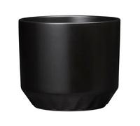 Arabia Ilona flower pot Ø12x10 cm Matt black