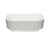 Arabia Mainio Sarastus oven dish 0.7 l Black-white