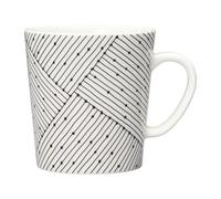 Arabia Mainio Sarastus Punos mug 30 lack-white