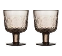 Arabia - Mainio stemmed glass 30cl mocha 2-pack - Mocca