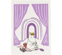 Arabia - Moomin Kitchen towel 50x70 cm Snorkmaiden - Purple