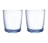 Arabia - Oma Drinking Glass 2-pack 28 cl, Aqua - Aqua
