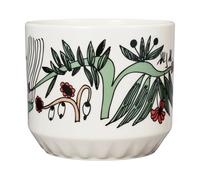 Arabia Puutarhurit flower pot Ø12x14 cm Green-white-red