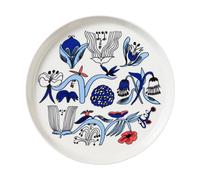 Arabia Puutarhurit plate Ø24 cm Blue-white-red
