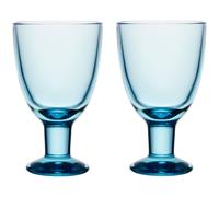 Arabia - Verna Drinking Glass 2-pack 22 cl, Aqua - Aqua