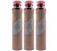 Arabian Air Freshener Bundle (3 x 300ml) Dubai, Luxury Scent, Long Lasting Fragrance (3 x Prive Rose (Ameerat Al Arab))