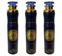 Arabian Air Freshener Bundle (3 x 300ml) Dubai, Luxury Scent, Long Lasting Fragrance (3 x Ra'ed Luxe)