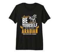 Arabian Horse Equestrian Stallion Mare Ride Premium T-Shirt
