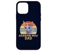 Arabian Mau Cat Dad Funny Retro Cats Lover Heartbeat Case for iPhone 12 mini