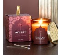 Arabian Nights Rose Oud Scented Candle - 52H Long-Lasting Fragrance