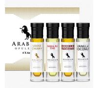 Arabian Opulence Unisex luxury perfume set - perfume set for women & men | fragrance sets man | perfume gift set Vanilla Coconut, Tobacco & Vanilla, Loose Cherry & Bakka Ru 5540