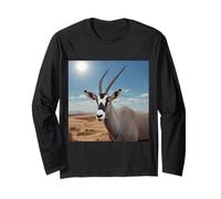 Arabian Oryx Antelope Gemsbok South African Spirit Animal Long Sleeve T-Shirt