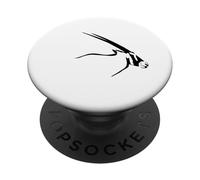 Arabian Oryx Antelope Gemsbok South African Spirit Animal PopSockets Adhesive PopGrip
